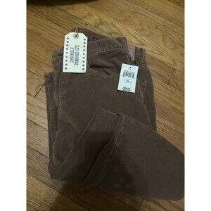 Lucky Brand 221 Original Straight 32x32 Brown Mens Corduroy Pants Chinos NWT